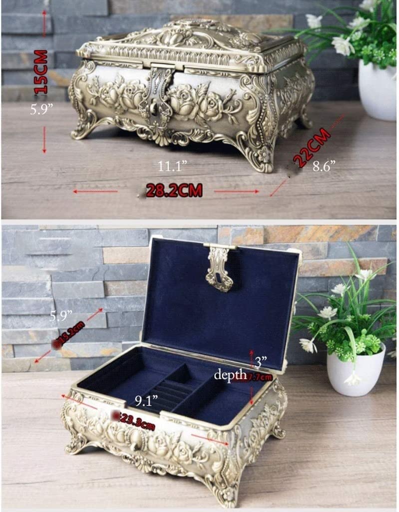 Amazon｜アクセサリーケース ジュエリーボックス 二層ジュエリー